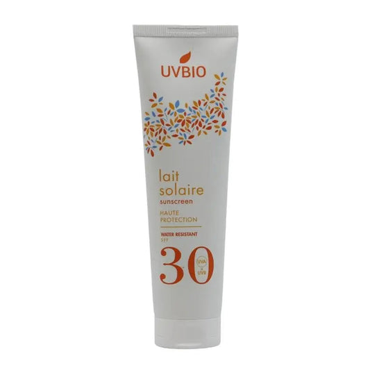 Crème solaire UVBIO SPF 30 résistante à l'eau 100 ml