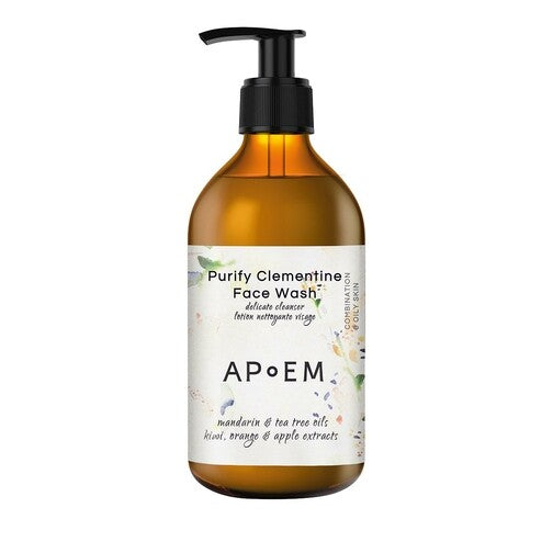 APoEM Purify Clementine Face Wash zuivert poriën dagelijks zacht