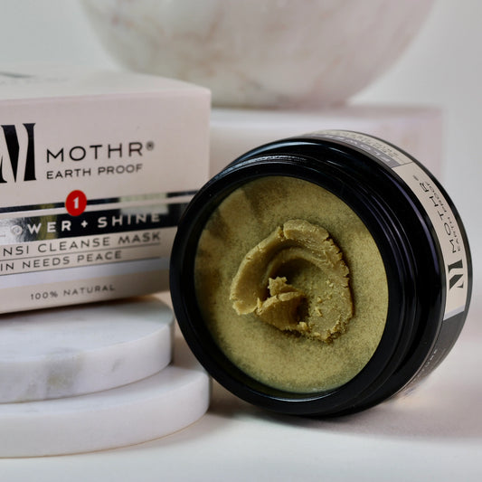 Flower + Shine is een 100% Natuurlijke reiniger en kalmerend masker in één