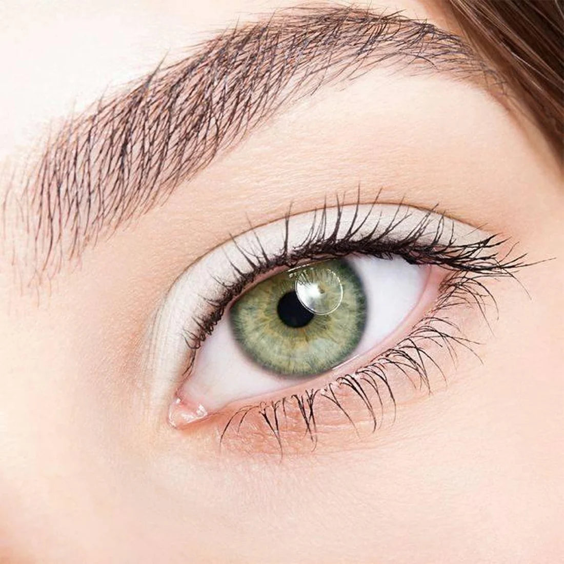 Couleur Caramel Oogschaduw N026 close-up met light beige tint