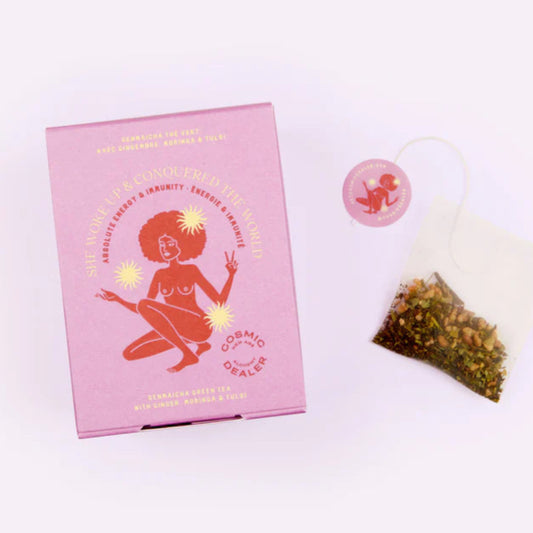 Genmaicha geroosterde bruine rijst en levendige Sencha groene thee uit Japan. Een levendige groene thee voor absolute energie en immuniteit.