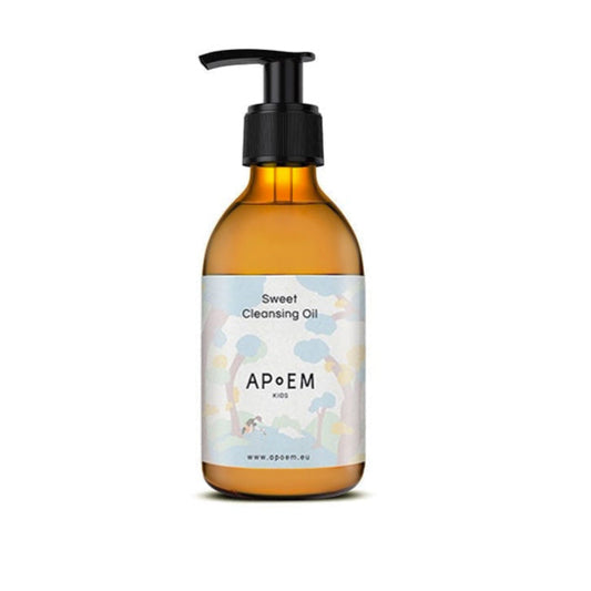 Zachte reinigingsolie voor gevoelige en delicate huidjes, die extra verzorging nodig hebben.