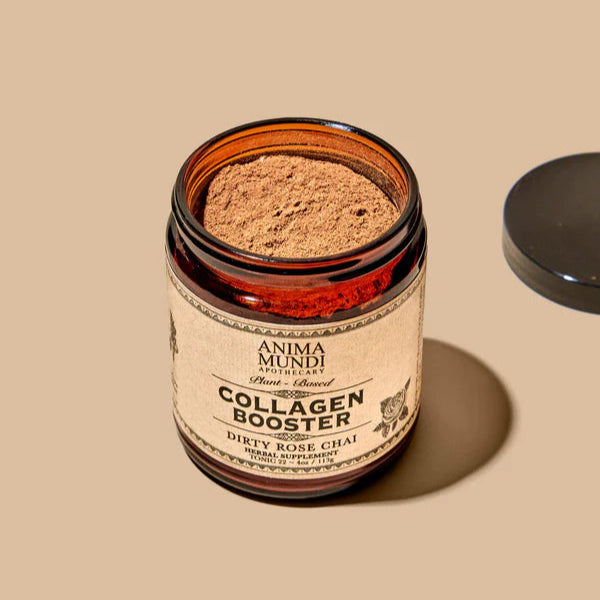 "Onze formule is samengesteld uit adaptogenen, oude kruiden, aardende specerijen en bloemen waarvan bekend is dat ze je ondersteunen en verfraaien, repareren en herstellen.