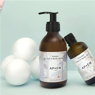 Huile nettoyante à l'amande douce APoEM - Enfants