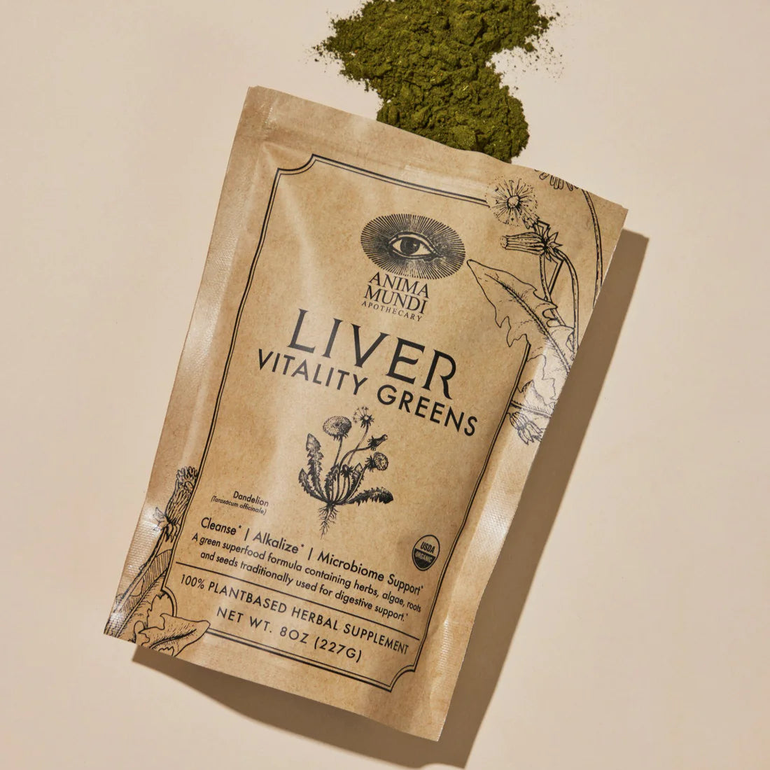Een therapeutisch reinigend supervoedsel met de kracht om de lever te reinigen, de spijsvertering in balans te brengen, en het maagdarmkanaal te ondersteunen.