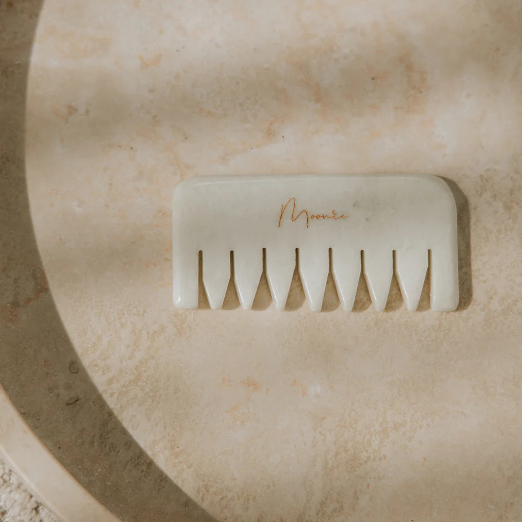Moonie by Mila-Gua Sha Massage Kam White Jade