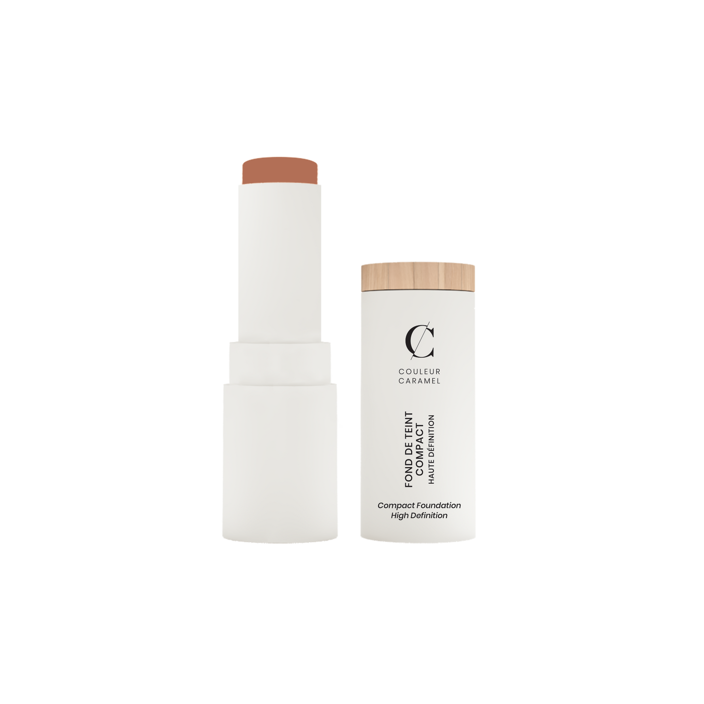 De biologische compact foundation, in de vorm van een stick, is de oplossing om je make-up tussendoor bij te werken!