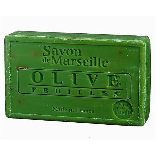Natural Marseille Soap Olive with Leaves