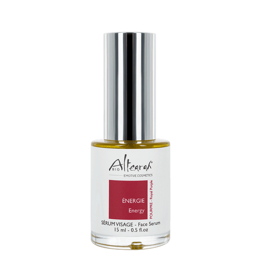 Altearah Face Serum Purple Energy close-up voor frisse vitaliteit