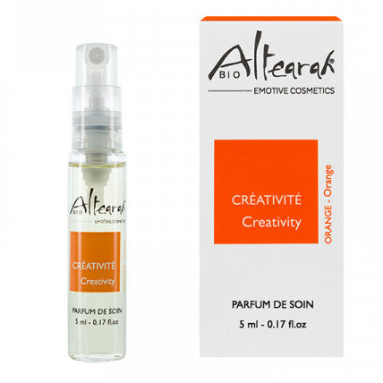 Altearah Orange Creativity parfum activeert energie tijdens dagelijks ritueel