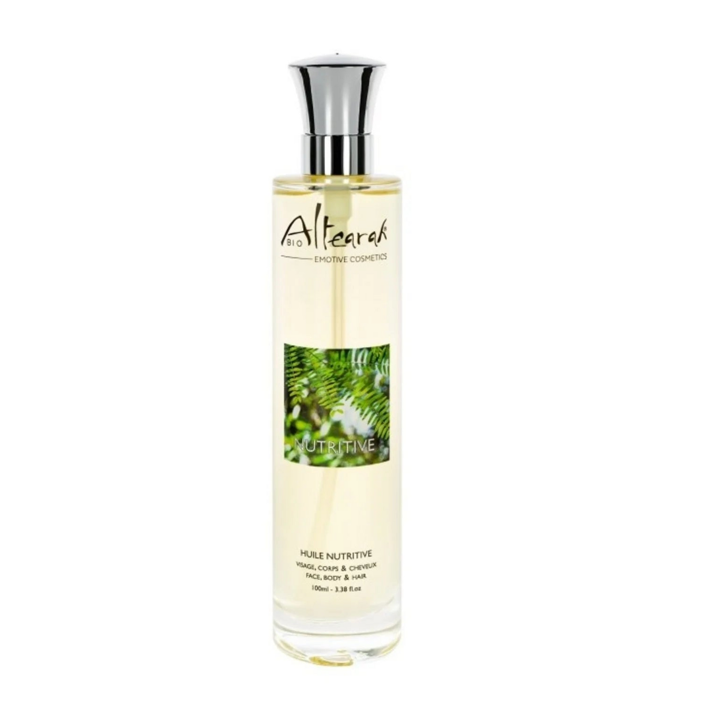 Dit product is gemaakt zonder parfums, allergenen of essentiële oliën. Onze Nutritive Oil is een complete olietherapie, perfect voor de gevoelige huid.