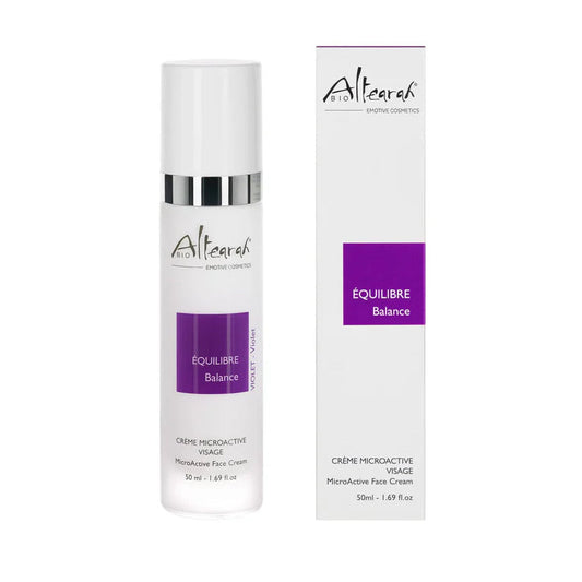 Altearah Microactive Face Cream Balance Violet 50ml biologische gezichtscrème voor huidbalans en herstel