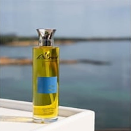 Biologische Altearah Blue Peace olie voor ontspanning rust en balans met kalme water sfeer