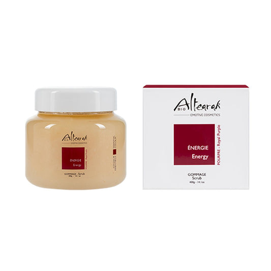 Altearah Royal Purple Energy scrub met aromatherapie geur voor diepe ontspanning 400g