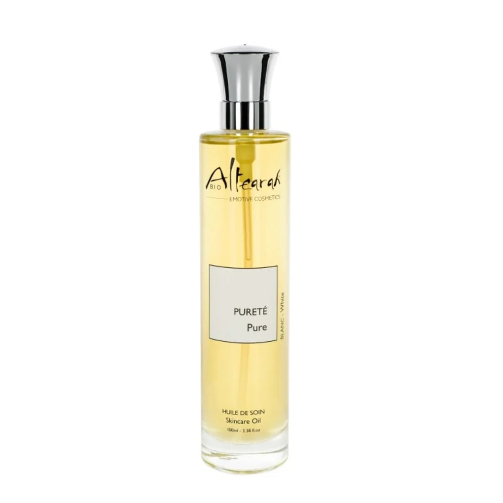 Altearah Skin Care Oil Pure White biologisch 100ml minimalistische fles natuurlijke huidverzorging