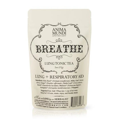 Tisane Anima Mundi Breathe 56 g, thé bio pour soutenir les voies respiratoires