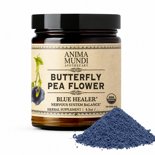 Anima Mundi Butterfly Pea Flower 56 g blauwe kruidenthee antioxidant balans