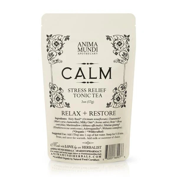 Anima Mundi Calm kruidenthee 56 g stress ontspanning rust biologische thee