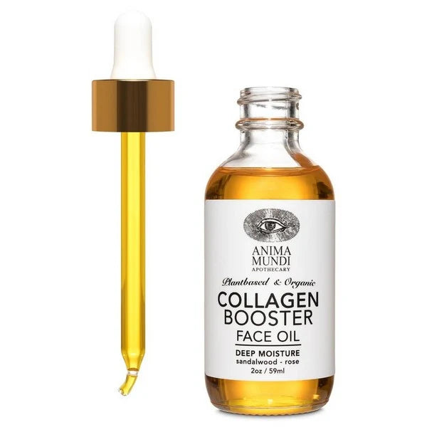 Anima Mundi face oil collageen booster pipet diepe hydratatie glow huid