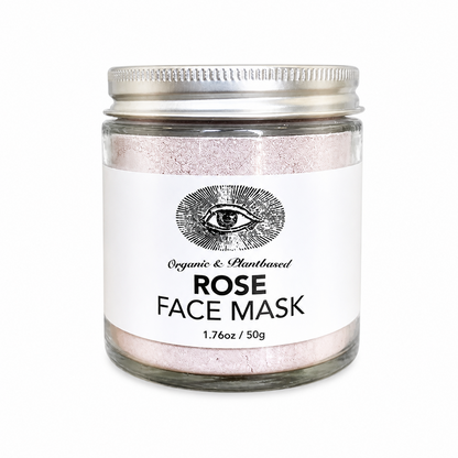 Anima Mundi Rose Face Mask detox en hydrateert voor een zachte stralende huid