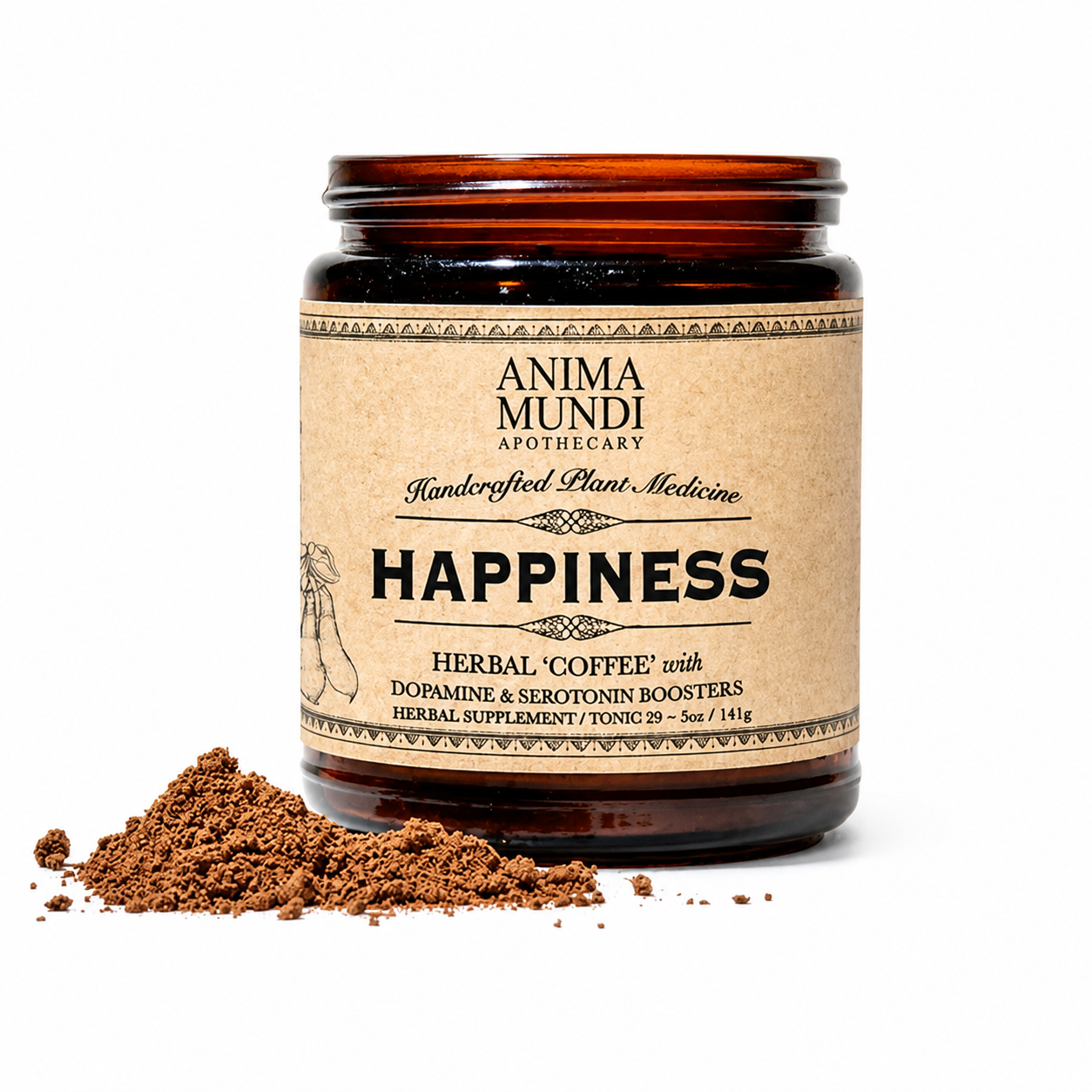 AAnima Mundi Happiness Powder ondersteunt stemming met adaptogenen