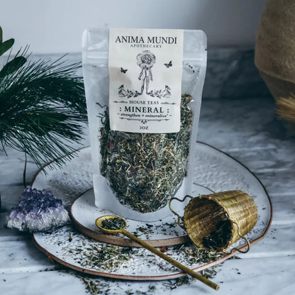 Anima Mundi Mineral Tea herbal blend, mineral-rich and organic, detail