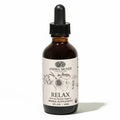 Relax tonic bottle, natural supplement to calm the nervous system