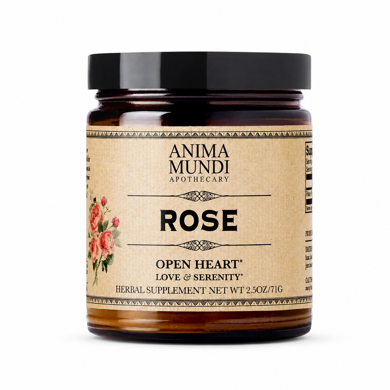 Anima Mundi Rose Open Heart Love & Serenity 71 g kruidenblend voor innerlijke rust en emotionele balans