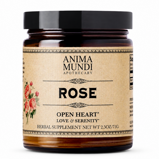 Anima Mundi Rose Open Heart Love & Serenity 71 g kruidenblend voor innerlijke rust en emotionele balans