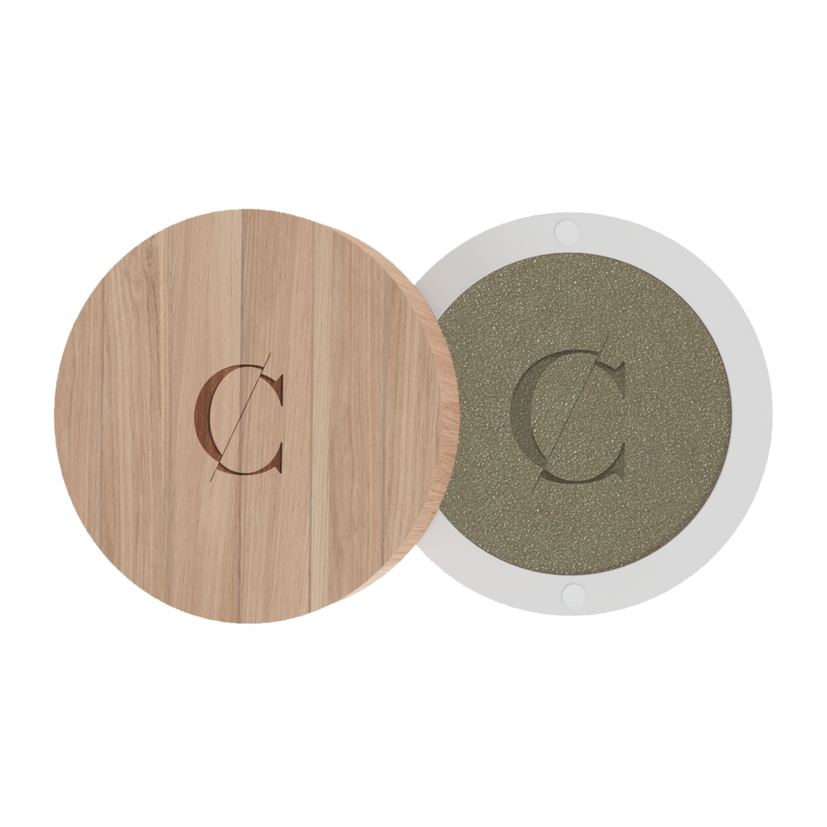 De natuurlijke en biologische oogschaduw van Couleur Caramel bevat een sterke concentratie van pigmenten. 