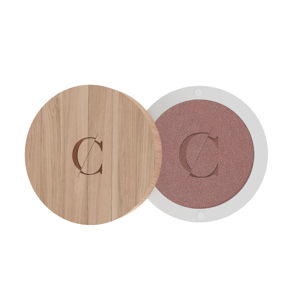 De natuurlijke en biologische oogschaduw van Couleur Caramel bevat een sterke concentratie van pigmenten. 
