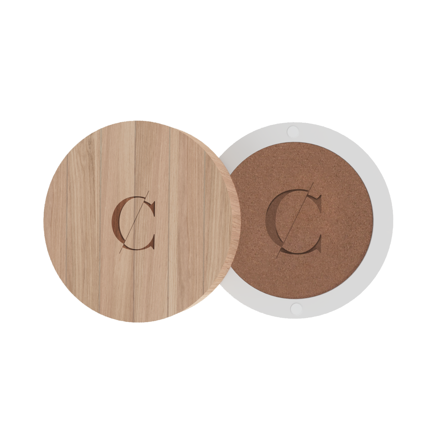 De natuurlijke en biologische oogschaduw van Couleur Caramel bevat een sterke concentratie van pigmenten. 