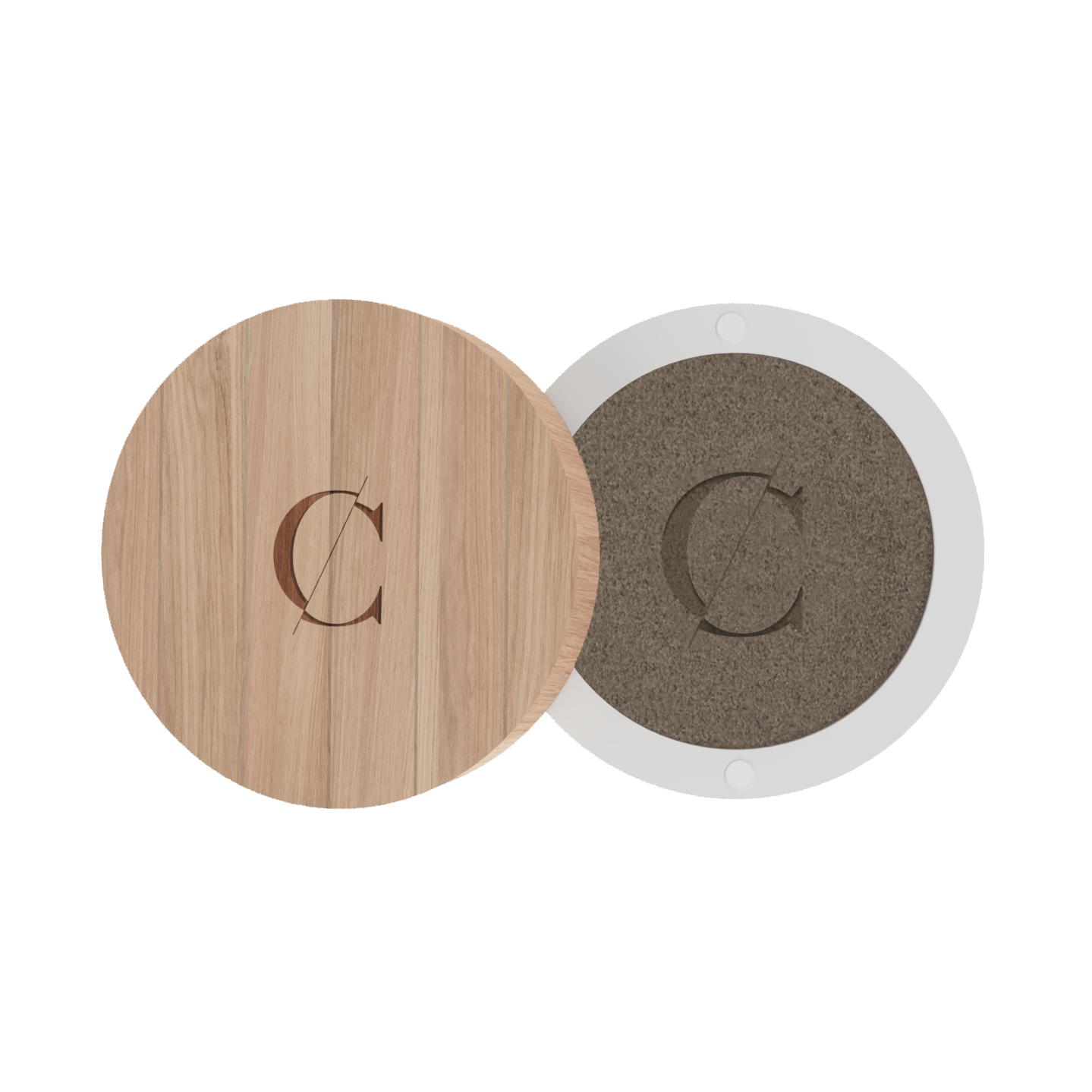 De natuurlijke en biologische oogschaduw van Couleur Caramel bevat een sterke concentratie van pigmenten. 