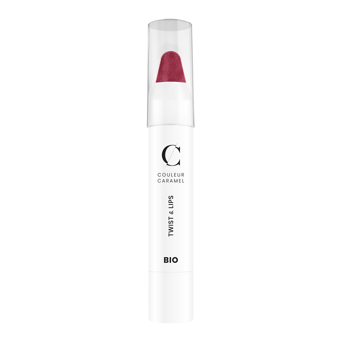 De Twist &amp; Lips van Couleur Caramel heeft meer stevigheid dan een normale lipstick en “smelt“ minder snel.