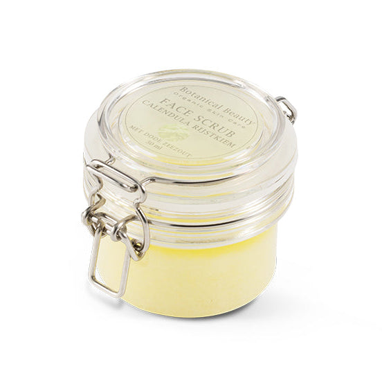 Botanical Beauty Face Scrub Calendula-Rijstkiem voor gevoelige huid