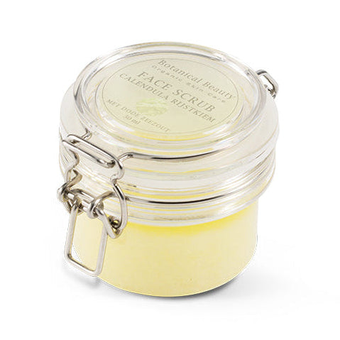 Botanical Beauty Face Scrub Calendula-Rijstkiem voor gevoelige huid