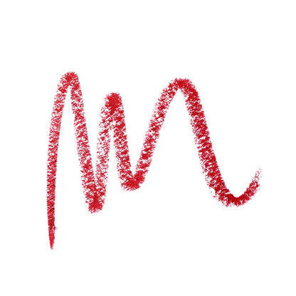 Détail du crayon à lèvres Couleur Caramel Ruby Red pour une base longue tenue