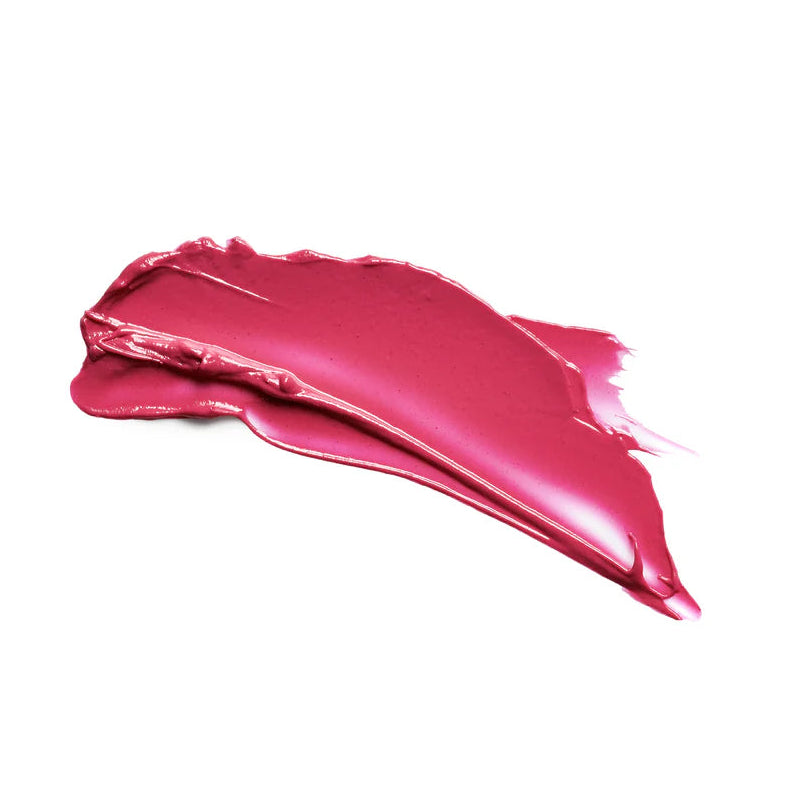 Couleur Caramel Lipstick Fuchsia detail laat romige satijnglans zien
