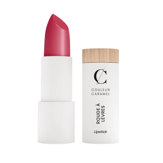Couleur Caramel Lipstick Fuchsia geeft levendige satijnen lipkleur dagelijks