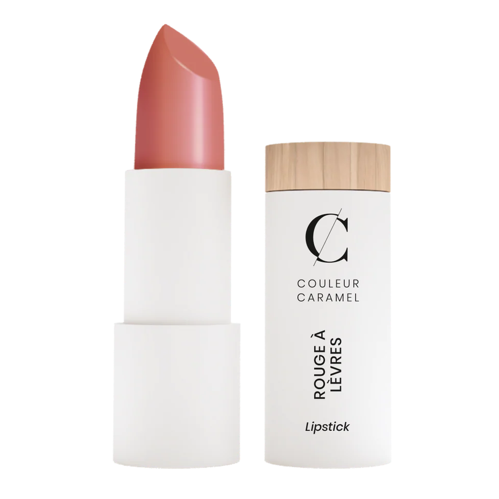 Couleur Caramel Lipstick Naturel Pink geeft zachte satijnen lipkleur