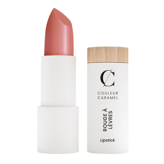 Couleur Caramel Lipstick Naturel Pink geeft zachte satijnen lipkleur