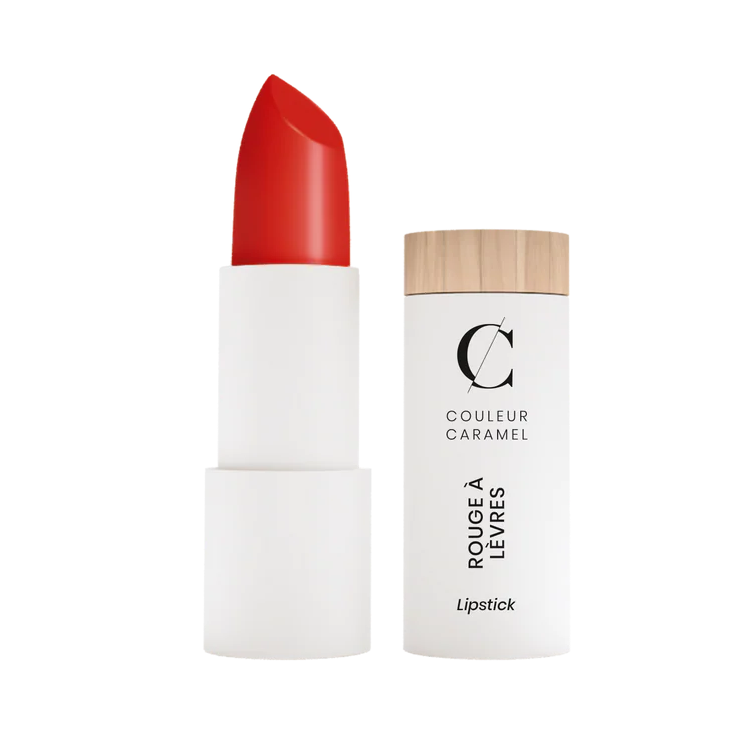 Couleur Caramel Lipstick Red Fire geeft intense matte lipkleur