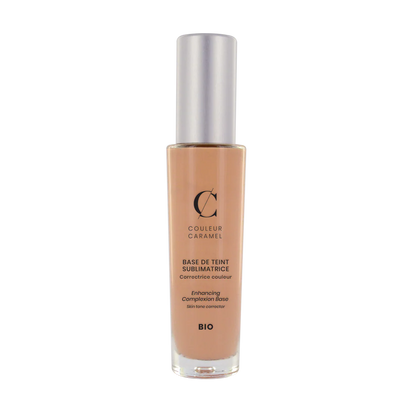 La base de maquillage Couleur Caramel Apricot illumine naturellement les teints ternes
