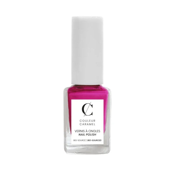 Couleur Caramel Bio Nagellak Fuchsia geeft levendige glanzende kleur