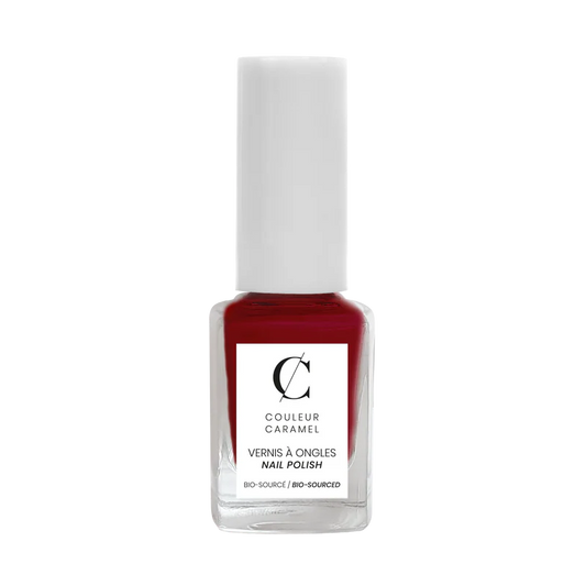 Couleur Caramel Bio Nagellak Matt Red geeft krachtige kleur