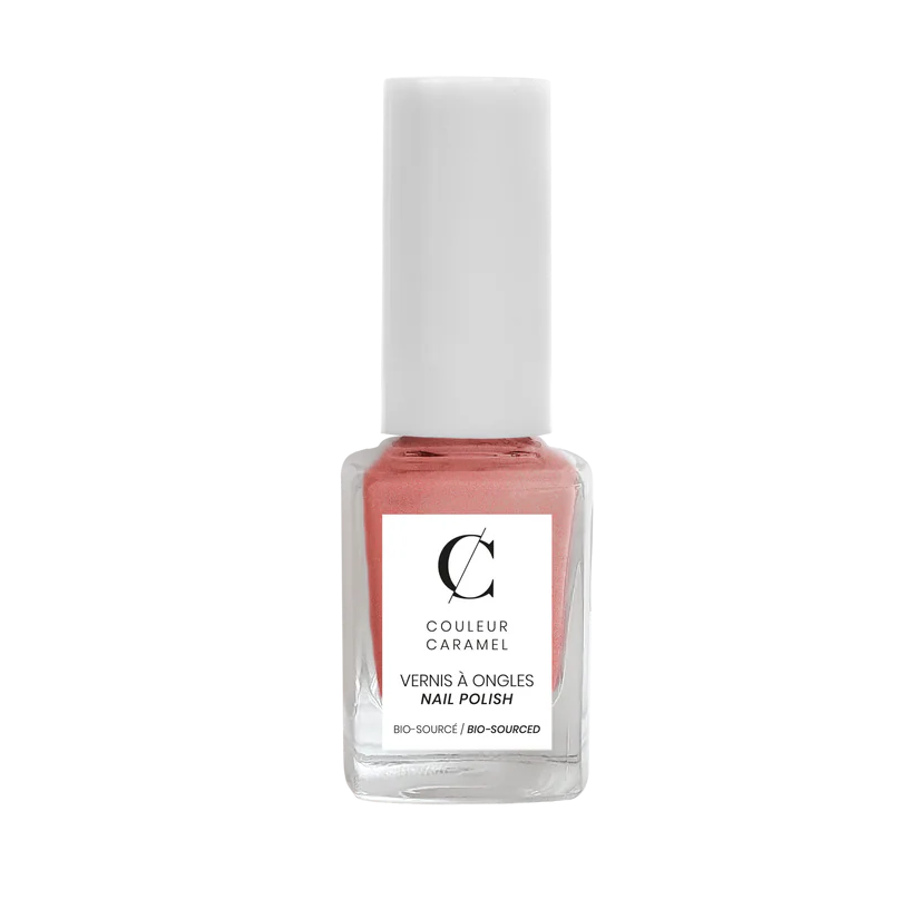 Couleur Caramel Bio Nagellak Pearly Pink geeft zachte glans