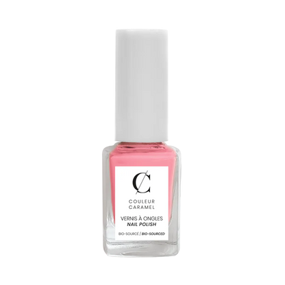 Couleur Caramel Organic Nail Polish Pink Whisper gives a soft pink shine