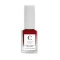 Couleur Caramel Organic Nail Polish Poinsettia Red gives a rich colour
