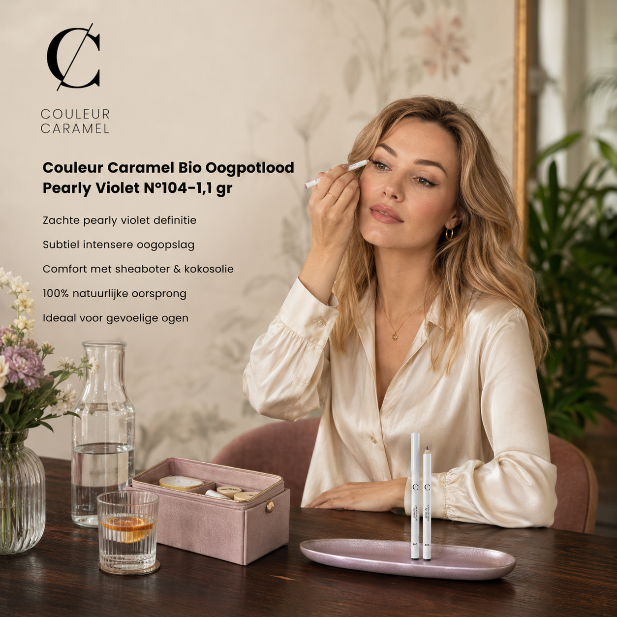 Couleur Caramel Bio Oogpotlood sfeerbeeld voor elegante violet definitie