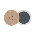 Fard à paupières bio Couleur Caramel Charcoal pour un éclat nacré profond